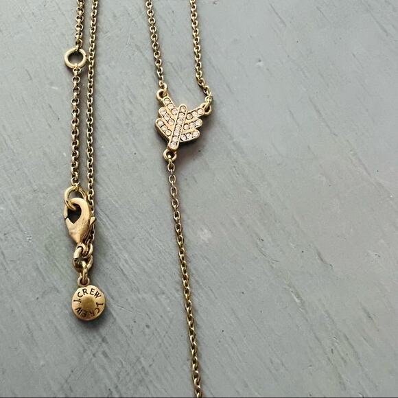 J. Crew Y chain Arrow Necklace - Picture 4 of 6